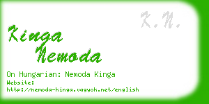 kinga nemoda business card